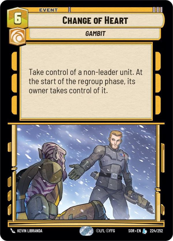 Change of Heart - Spark of Rebellion (SOR)