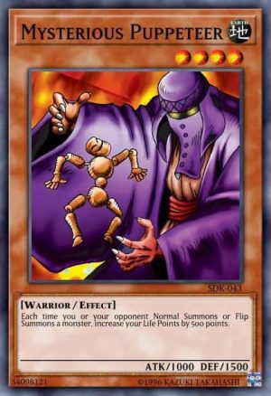 Mysterious Puppeteer - (Starter Kaiba Evolution) - (SKE-017) - (Common)(Damaged)