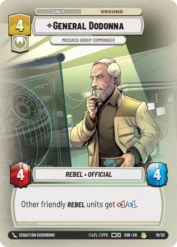 General Dodonna - Massassi Group Commander - Spark of Rebellion: Weekly Play Promos (SOR-WPP)