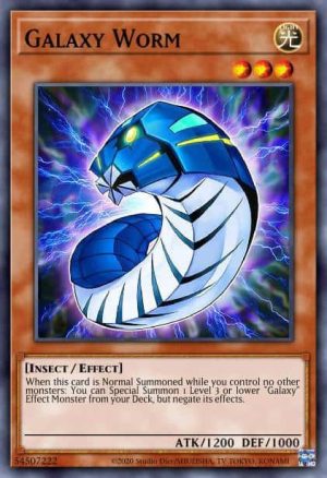Galaxy Worm - (2018 Mega-Tin Mega Pack) - (MP18-EN099) - (Common)