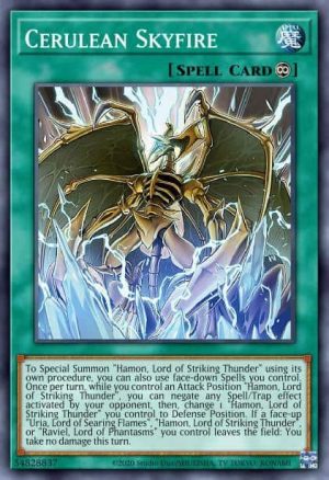 Cerulean Skyfire - (Structure Sacred Beasts) - (SDSA-EN019) - (Super Rare)