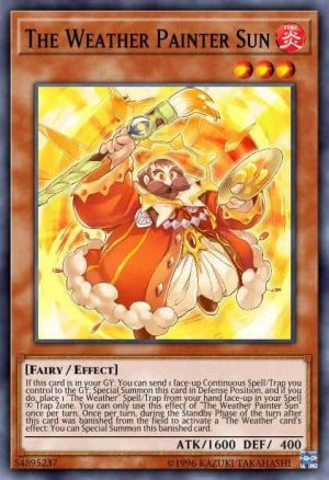 The Weather Painter Sun - (Spirit Warriors) - (SPWA-EN032) - (Secret Rare)