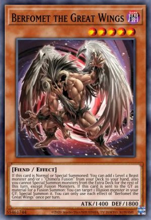 Big-Winged Berfomet - (Duelist Nexus) - (DUNE-EN004) - (Super Rare)