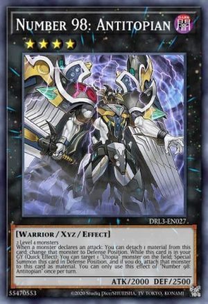 Number 98: Antitopian - (Dragons of Legend Unleashed) - (DRL3-EN027) - (Secret Rare)