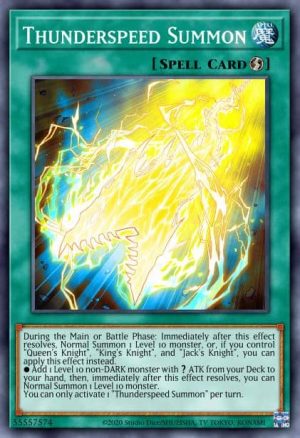 Thunderspeed Summon - (King's Court) - (KICO-EN006) - (Super Rare)
