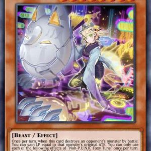 Noh-P.U.N.K. Foxy Tune - (Battles of Legend: Monstrous Revenge) - (BLMR-EN063) - (SCR Rare)