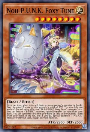 Noh-P.U.N.K. Foxy Tune - (Battles of Legend: Monstrous Revenge) - (BLMR-EN063) - (SCR Rare)