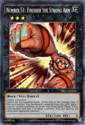 Number 51: Finisher the Strong Arm - (Dragons of Legend Unleashed) - (DRL3-EN024) - (Secret Rare)
