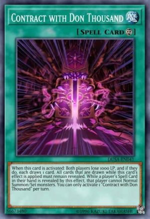 Contract with Don Thousand - (Duelist Saga) - (DUSA-EN041) - (Ultra Rare)