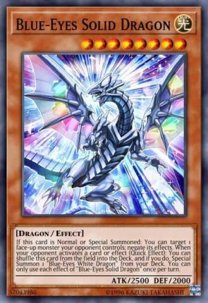 Blue-Eyes Solid Dragon - (Legendary Duelists White Dragon Abyss) - (LED3-EN002) - (Ultra Rare)