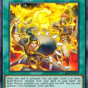 Fire Formation - Tenki - (Premium Gold) - (PGLD-EN050) - (Gold Rare)