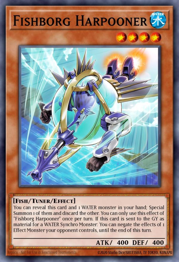 Fishborg Harpooner - (Legacy of Destruction) - (LEDE-EN032) - (Super Rare)