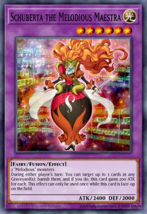 Schuberta the Melodious Maestra - (Platinum Secret Rare)- (Quarter Century Bonanza) - (RA03-EN034)