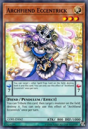 Archfiend Eccentrick - (Pendulum Evolution) - (PEVO-EN026) - (Super Rare)