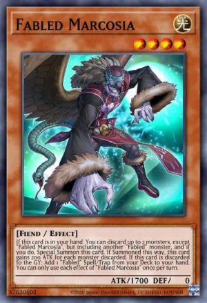 Fabled Marcosia - (Blazing Vortex) - (BLVO-EN018) - (Common)