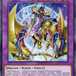 Dark Magician the Knight of Dragon Magic - (Battles of Legend: Monstrous Revenge) - (BLMR-EN001) - (Secret Rare)