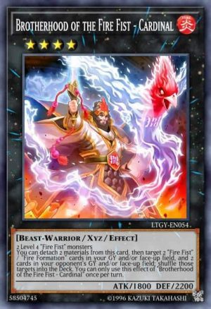 Brotherhood of the Fire Fist - Cardinal - (2014 Mega-Tin Mega Pack) - (MP14-EN031) - (Secret Rare)
