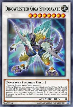 Dinowrestler Giga Spinosavate - (Dark Neostorm) - (DANE-EN034) - (Rare)