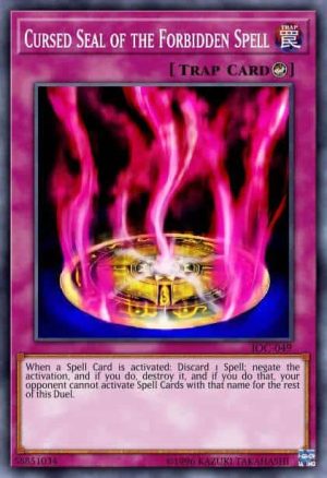 Cursed Seal of the Forbidden Spell - (Invasion of Chaos) - (IOC-049) - (Common)-HP