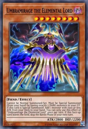 Umbramirage the Elemental Lord - (Cybernetic Horizon) - (CYHO-EN019) - (Super Rare)