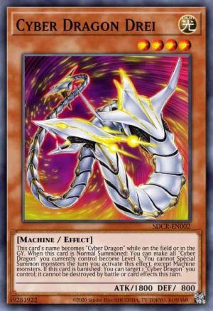 Cyber Dragon Drei - (Legendary Duelists White Dragon Abyss) - (LED3-EN020) - (Common)