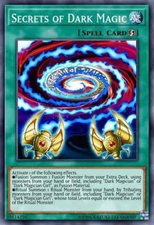 Secrets of Dark Magic - (Legendary Duelists Magical Hero) - (LED6-EN004) - (Rare)