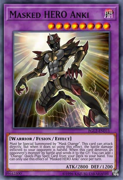 Masked HERO Anki - (Premium Gold Return of the Bling) - (PGL2-EN011) - (Gold Secret Rare)