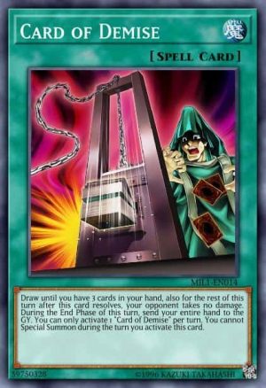 Card of Demise - (LC Kaiba Mega Pack) - (LCKC-EN029) - (Secret Rare)