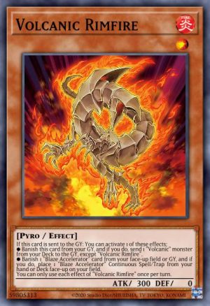 Volcanic Rimfire - (Legendary Duelists: Soulburning Volcano) - (LD10-EN020) - (Rare)