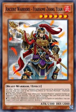Ancient Warriors - Fearsome Zhang Yuan - (Eternity Code) - (ETCO-EN021) - (Common)