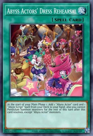 Abyss Actors' Dress Rehearsal - (Photon Hypernova) - (PHHY-EN063) - (Super Rare)
