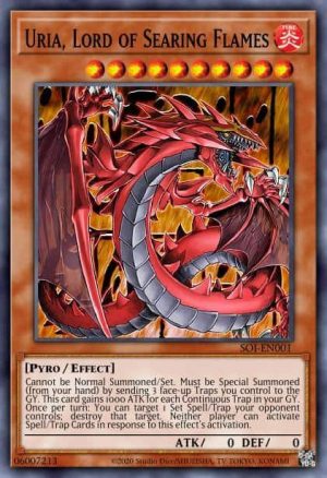 Uria, Lord of Searing Flames - (Structure Sacred Beasts) - (SDSA-EN042) - (Ultra Rare)