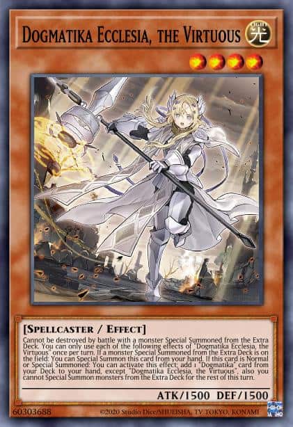Dogmatika Ecclesia, the Virtuous - (OTS Tournament Pack 18) - (OP18-EN001) - (Ultimate Rare)
