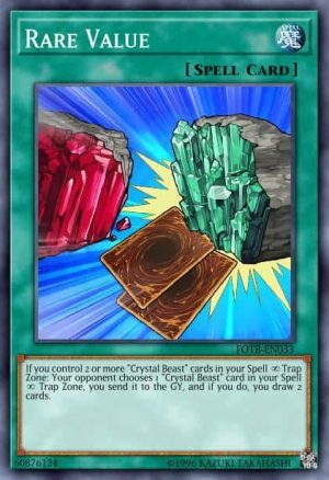 Rare Value - (Structure Legend of the Crystal Beasts) - (SDCB-EN026) - (Common)