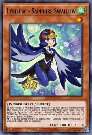 Lyrilusc - Sapphire Swallow - (Legendary Duelists Synchro Storm) - (LED8-EN043) - (Common)
