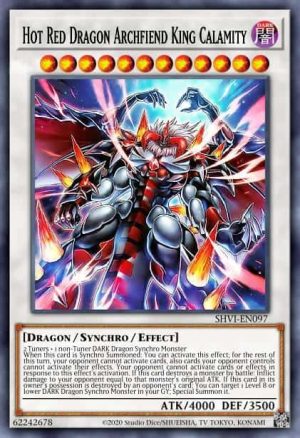 Hot Red Dragon Archfiend King Calamity - (Maximum Gold El Dorado) - (MGED-EN070) - (Rare)