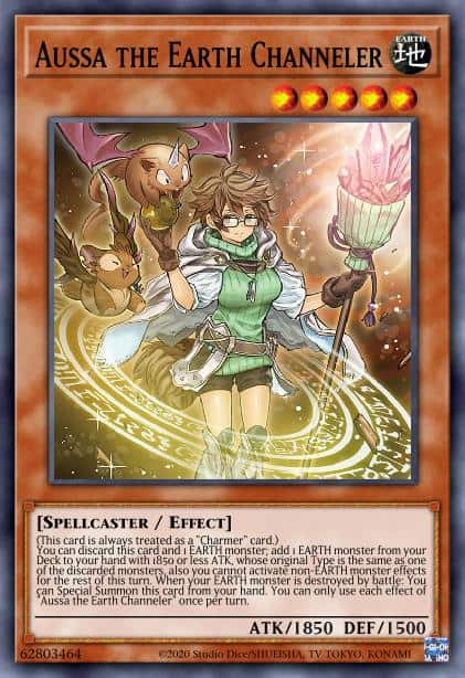 Aussa the Earth Channeler - (Power of the Elements) - (POTE-EN032) - (Ultra Rare)