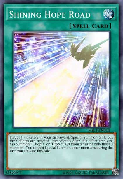 Shining Hope Road - (Premium Gold Infinite Gold) - (PGL3-EN014) - (Gold Secret Rare)