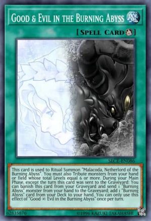 Good & Evil in the Burning Abyss - (Secrets of Eternity) - (SECE-EN086) - (Super Rare)