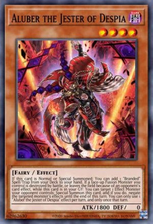 Aluber the Jester of Despia - (2022 Tin of the Pharaoh's Gods) - (MP22-EN123) - (Prismatic Secret Rare)