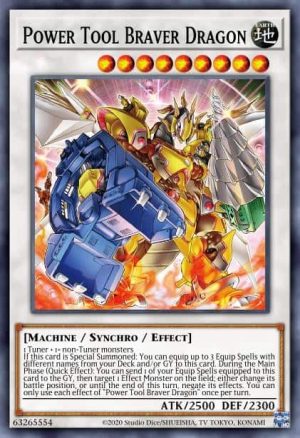Power Tool Braver Dragon - (Power of the Elements) - (POTE-EN097) - (Super Rare)