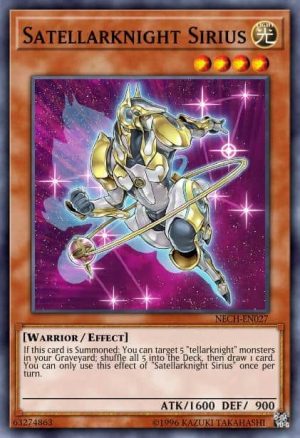 Satellarknight Sirius - (The New Challengers) - (NECH-EN027) - (Rare)
