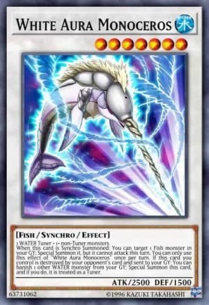 White Aura Monoceros - (Rising Rampage) - (RIRA-EN095) - (Super Rare)