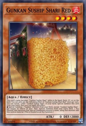 Gunkan Suship Shari Red - (Power of the Elements) - (POTE-EN026) - (Common)