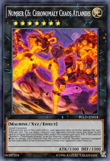 Number C6: Chronomaly Chaos Atlandis - (Premium Gold) - (PGLD-EN018) - (Gold Secret Rare)