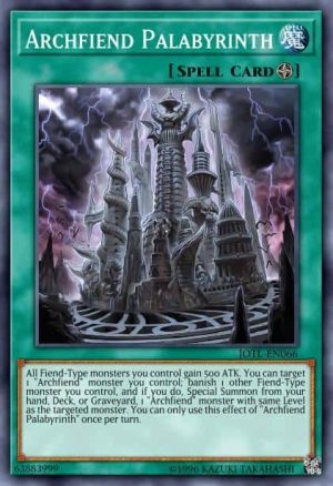 Archfiend Palabyrinth - (Judgment of the Light) - (JOTL-EN066) - (Rare)