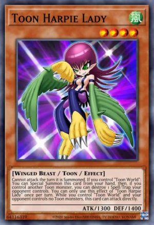 Toon Harpie Lady - (Toon Chaos) - (TOCH-EN002) - (Super Rare)