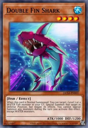 Double Fin Shark - (Legendary Duelists Duels From the Deep) - (LED9-EN049) - (Rare)