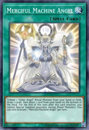 Merciful Machine Angel - (Legendary Duelists Sisters of the Rose) - (LED4-EN014) - (Super Rare)
