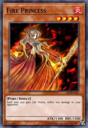 Fire Princess - (LC 3 Yugi's World Mega Pack) - (LCYW-EN161) - (Ultra Rare)